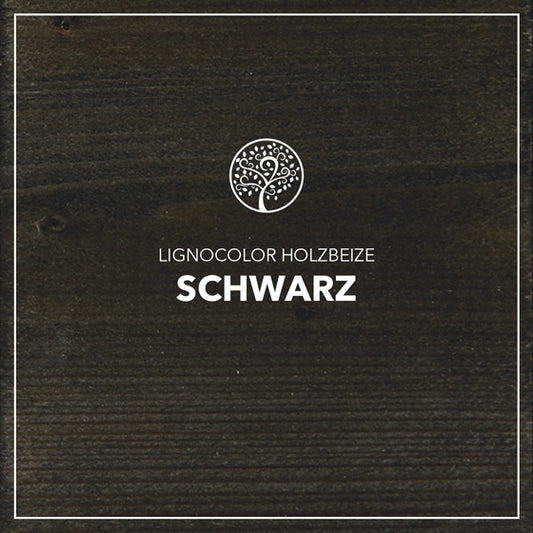 Holzbeize Schwarz Farbtonbild