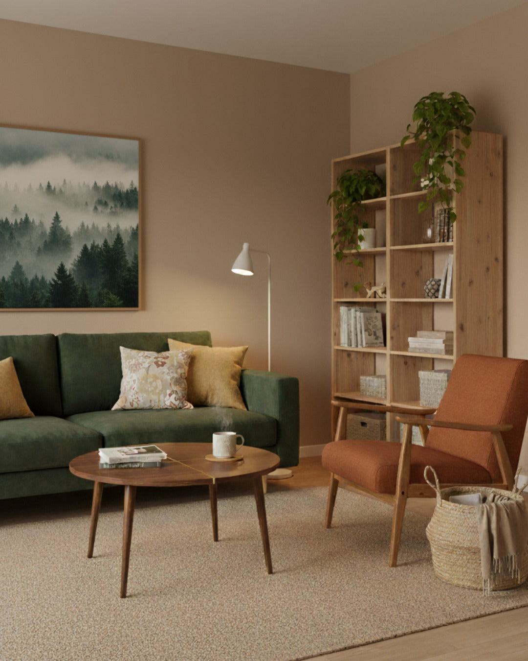 Nordzimmer streichen – die besten Wandfarben für helle & gemütliche Räume