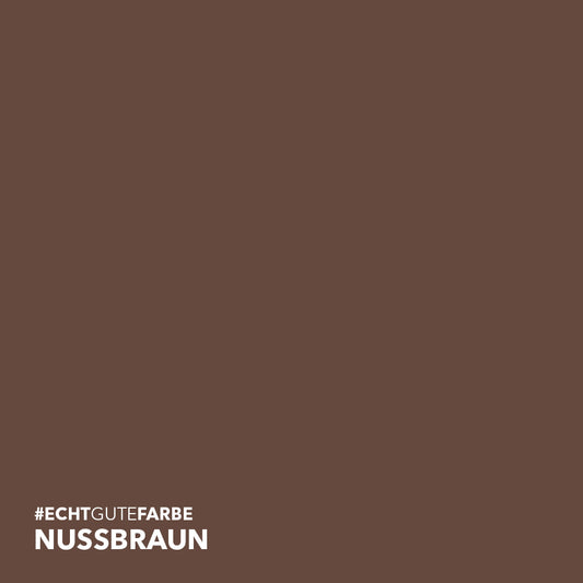 Farbtonbild des Lignocolor Farbtons Nussbraun
