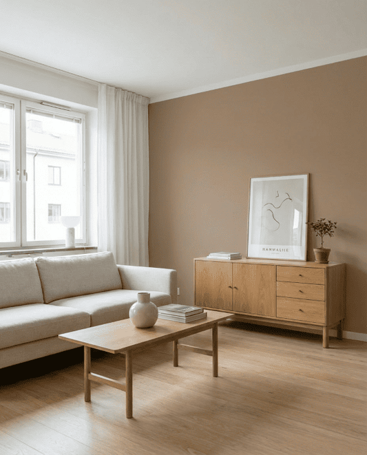 abwaschbare Wandfarbe Camel